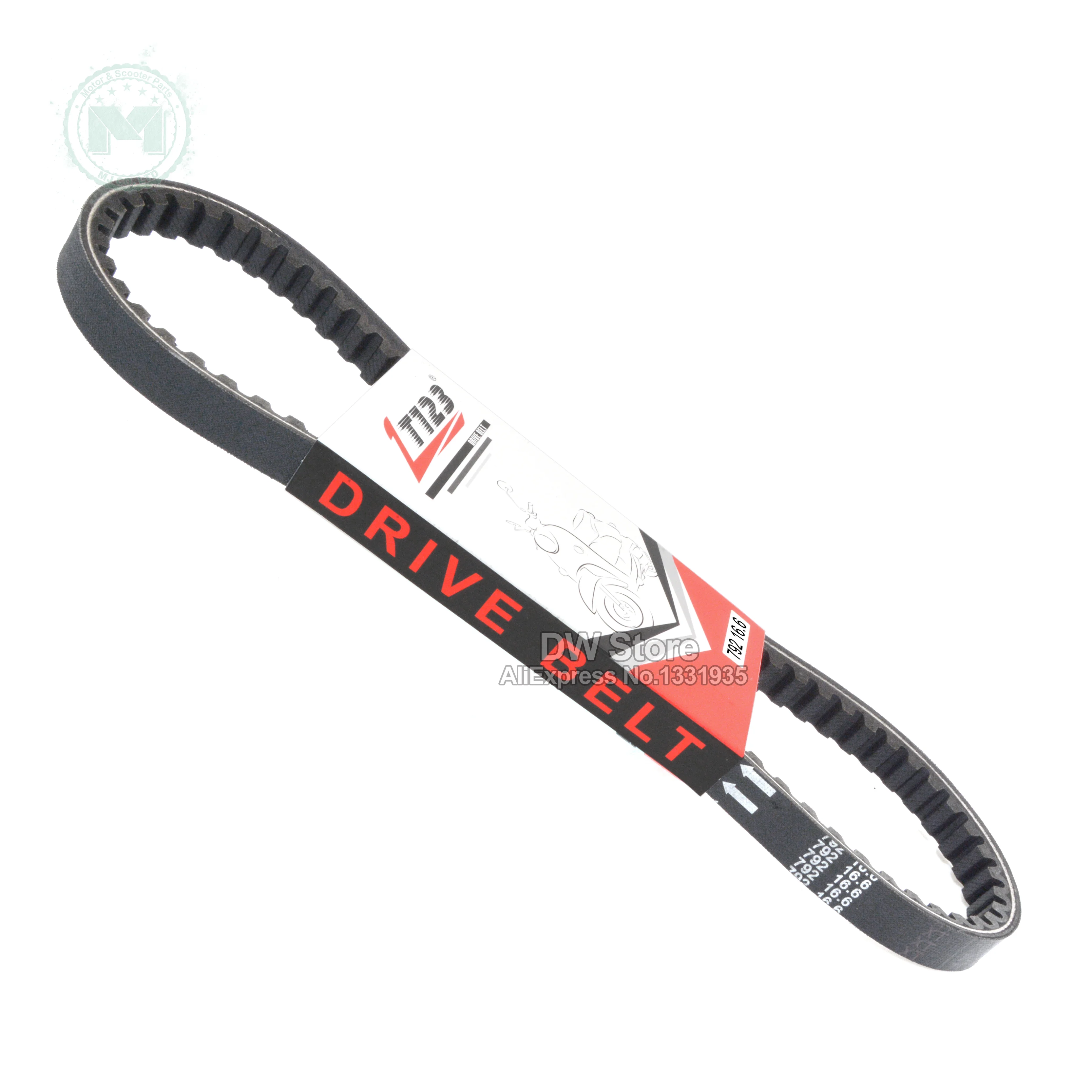 LT123 792 16 6 Скутер мопед высококачественный резиновый приводной ремень для yamaha jog 50