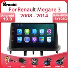 Srnubi 2 Din WIFI RDS Android 10 Автомагнитола для Renault Megane 3 Fluence 2008 - 2014 мультимедийный плеер навигация GPS Стерео DVD