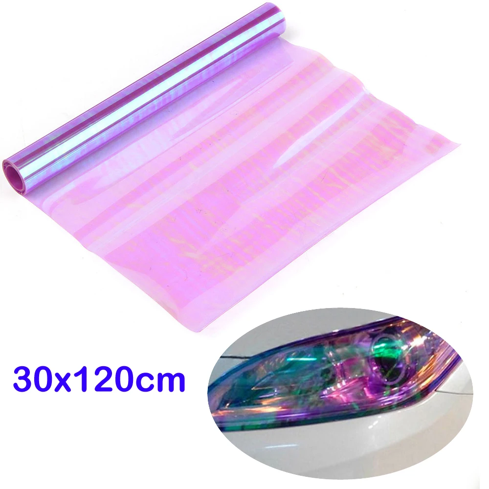 100x30 см Защитная пленка для автомобильных фар меняющая цвет виниловая