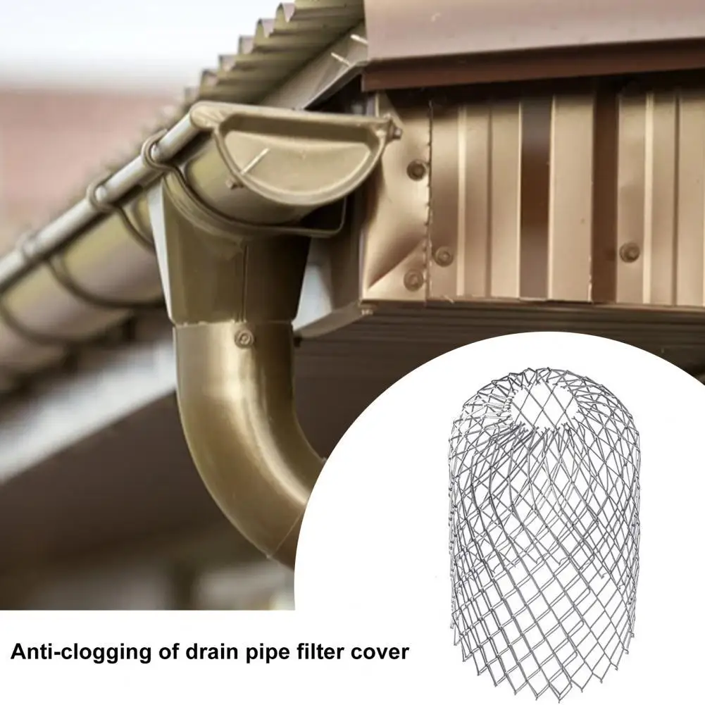 

Fine Mesh Corrosion-resistant Rain Filter Gutter Guard for Leaves Debris