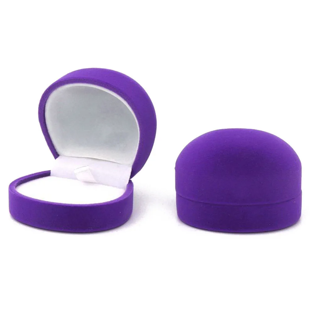 Бархатное кольцо серьги ожерелье подарочные коробки для ювелирных изделий