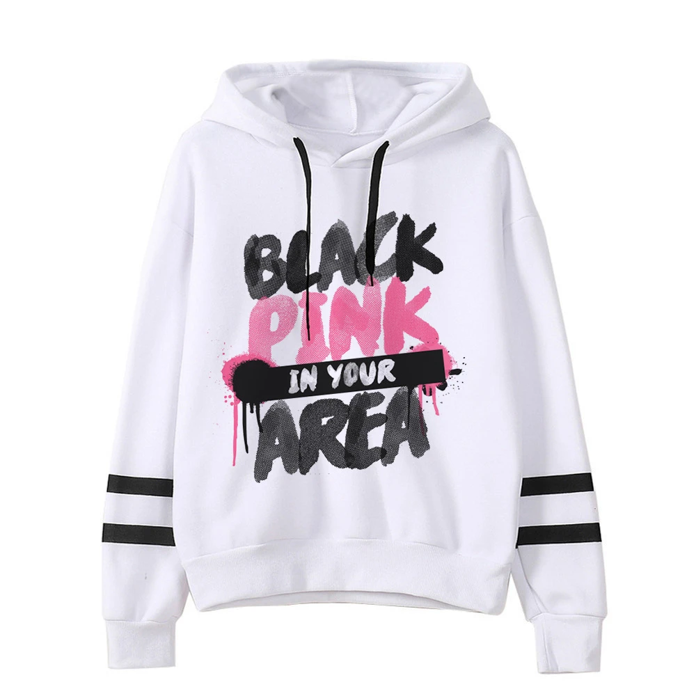 Blackpink Kill This Love Harajuku Толстовка для женщин Ullzang Jennie Rose Lisa Jisoo толстовка с героями мультфильмов осенне-зимняя теплая Женская толстовка с капюшоном - Цвет: 17