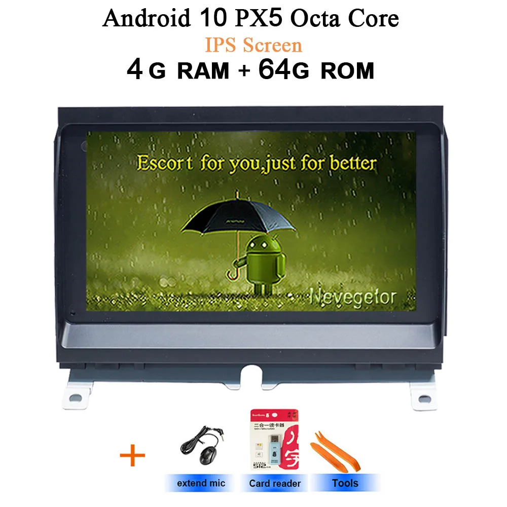 64 ГБ Android 10 автомобильный DVD мультимедиа для Land Rover Discovery 3 LR3 L319 2004~ 2009 с радио gps навигацией стерео WiFi BT - Цвет: IPS PX5 4G-64G