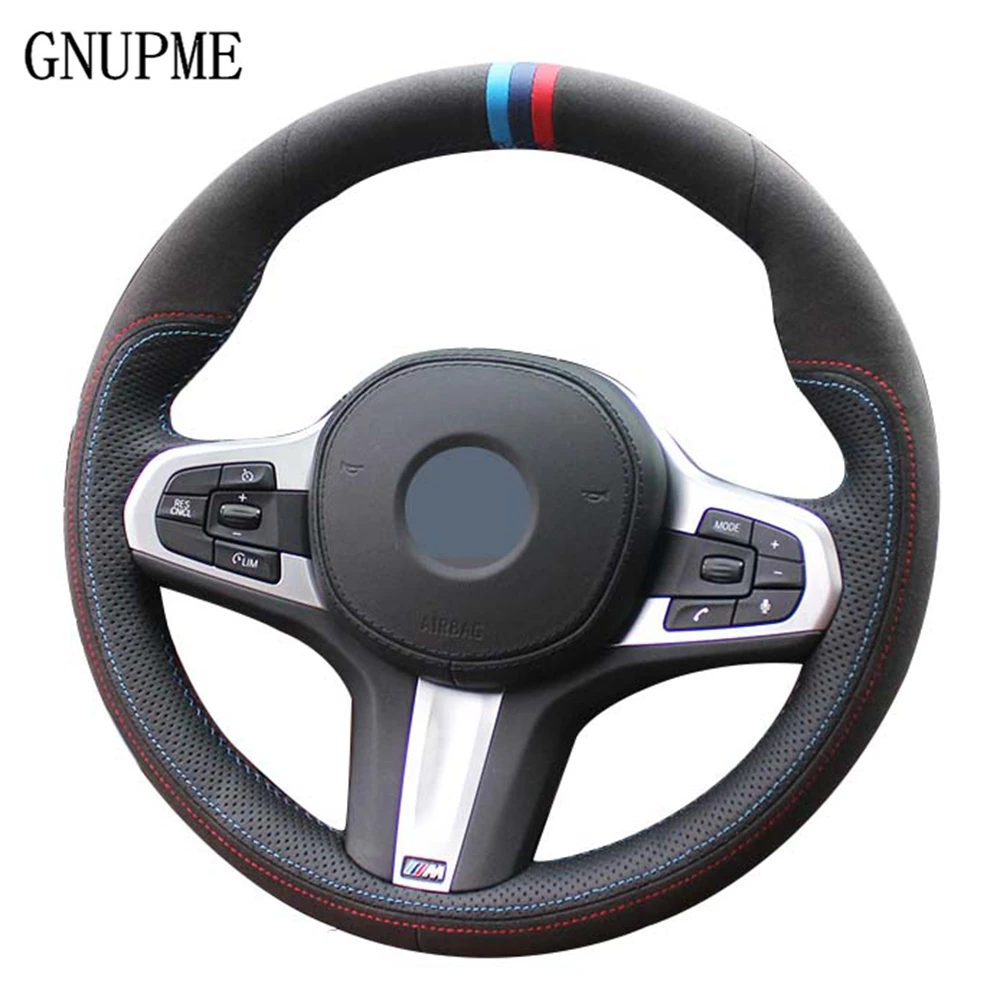 Чехол рулевого колеса автомобиля для BMW M Sport G20 G30 X5 G31 G32 X4 G21 X3 G01 G02 G05 G14 G15 G16 DIY