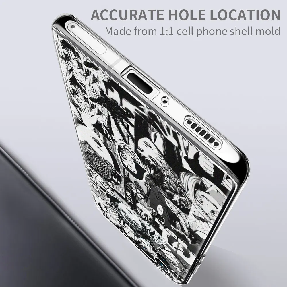 silicone phone case for xiaomi mi poco x3 nfc 10t pro 11 m3 note 10 lite f3 9t f1 11i clear soft back cover junji ito tomie tees free global shipping