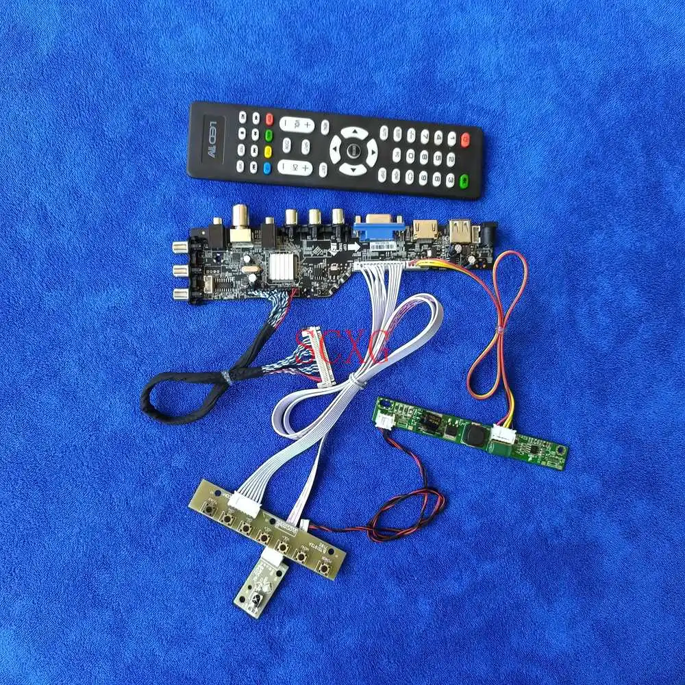 

30 Pin LVDS Digital HDMI-compatible VGA USB 1600*900 Matrix Drive Board KIT Fit M195FGE/M195FGK/M195RTN01.0/M195RTN01.1 LCD LED