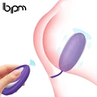 Bpm многоскоростной вибратор с дистанционным управлением носимый фаллоимитатор вибраторы для женщин точка G Клитор вибрирующее прыгающее яйцо секс-игрушки
