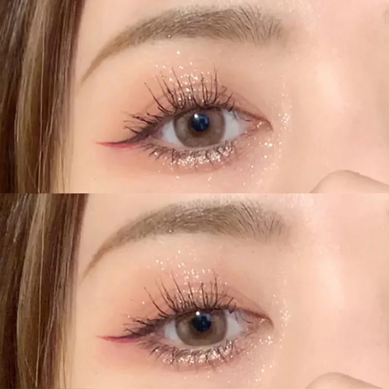 Палитра теней для век 9 цветов блестящие водостойкие с бриллиантовым пигментом