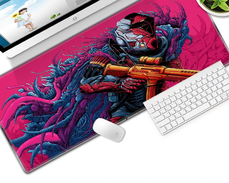 700*300*2 размер Серия Monster High Speed коврик для мыши большой игровой Lockedge клавиатура