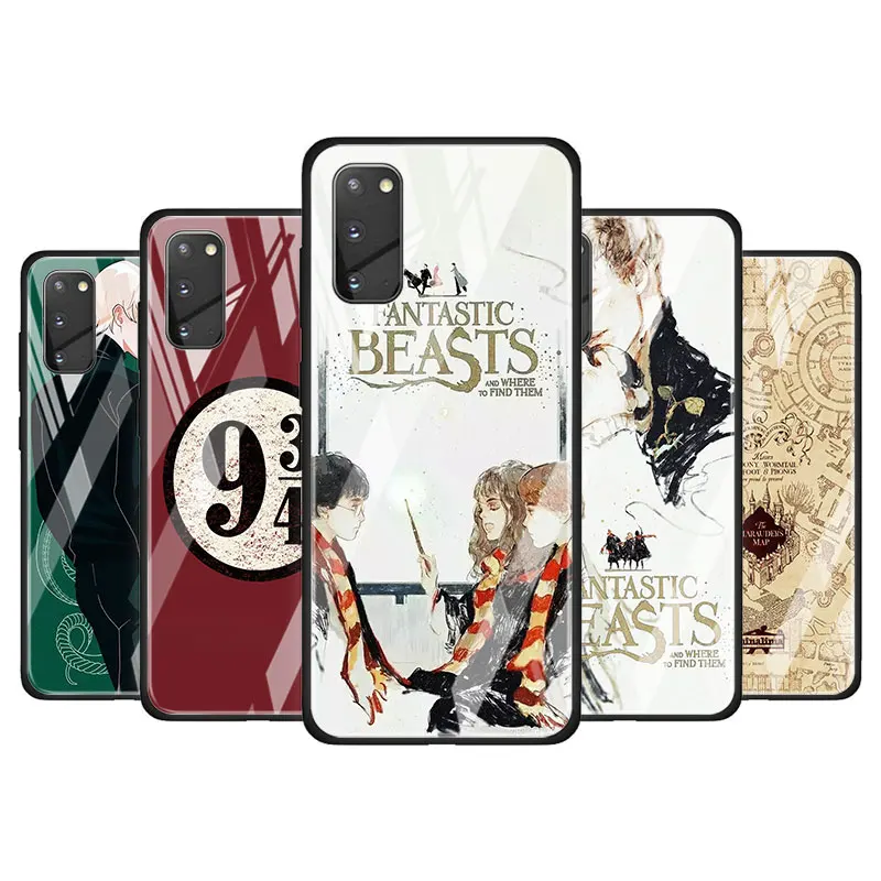 

Harries painting for Samsung Galaxy S20 FE Ultra Note 20 S10 Lite S9 S8 Plus Luxury Tempered Glass Phone Case Cover