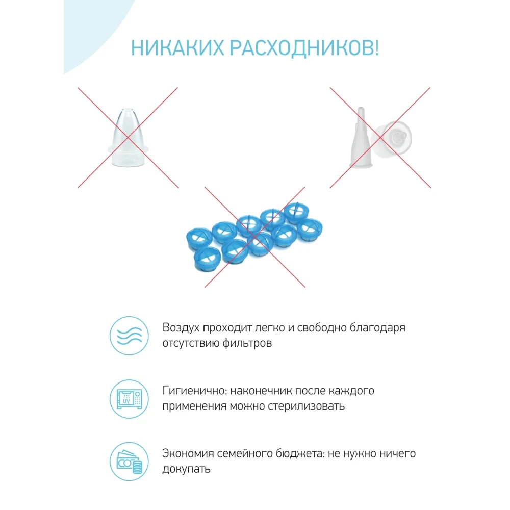 Аспиратор ROXY-KIDS Dr.Bunny назальный с адаптером для пылесоса