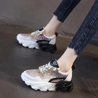 platform sneakers women casual shoes fashion thick bottom ladies trainers basket femme chunky sneakers female shoes zapatillas