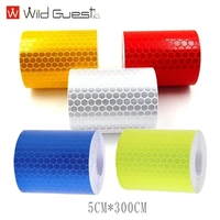 5cm300cm car reflective tape decoration stickers car warning safety reflection tape film