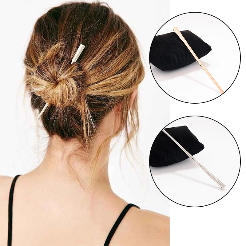 Винтажные шпильки для волос из сплава золотого и серебряного цвета в китайском