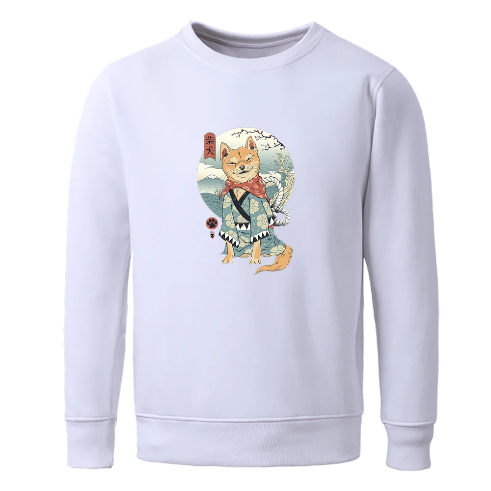 

Funny Shiba Inu Sweatshirts Cartoon Printing Japanese Male Clothing Fleece Street Man Sweatshirt Casual Harajuku Men Hoodie