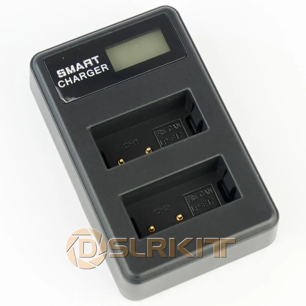Зарядное устройство для двух аккумуляторов с ЖК-экраном Canon 800D 750D T6i | Электроника