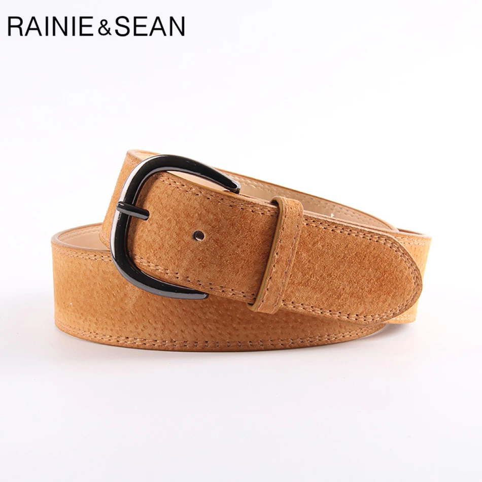 Рейни Шон из натуральной свиной кожи на ремешке По сниженным ценам пряжкой Темно