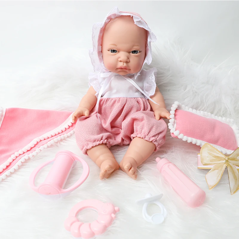12 дюймов Bebe Reborn Baby Doll 30 см силиконовый Водонепроницаемый всего тела реалистичные