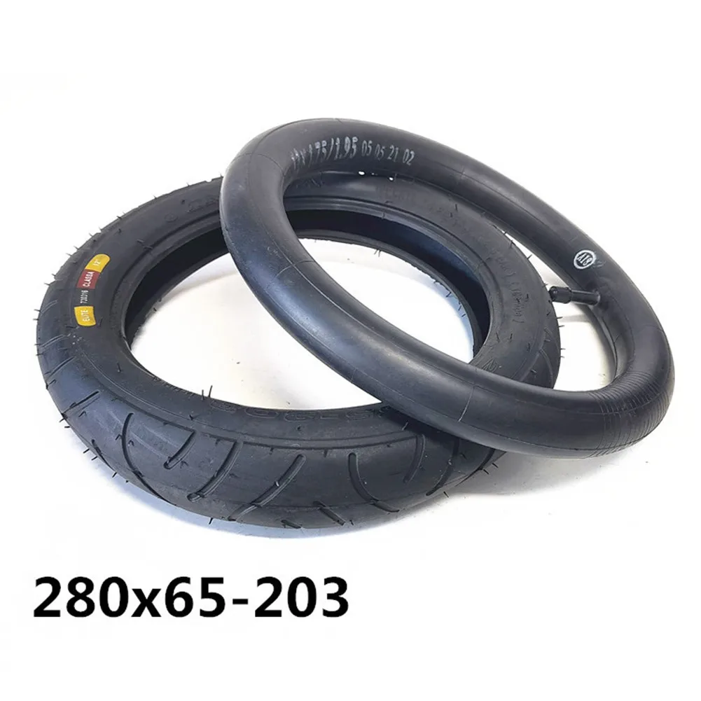 

12 Inch 280 X 65-203 Pushchair Thicken Tyre And Tube Baby Stroller Tricycle Rubber Material 90g/365g/455g Durable And Wearproof