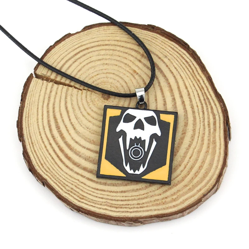 Black Rainbow Six Siege FPS Enamel Pins Gothic Punk Brooches Pin Fashion Cosplay Badges Jewelry Lapel Pins for Women Men - Окраска металла: Синий