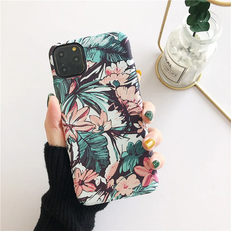 Art Painted Flowers Slim Case For Huawei P20 P30 P40 pro lite Hard Plastic Protective Thin Cover honor 10 20 30 30s | Мобильные
