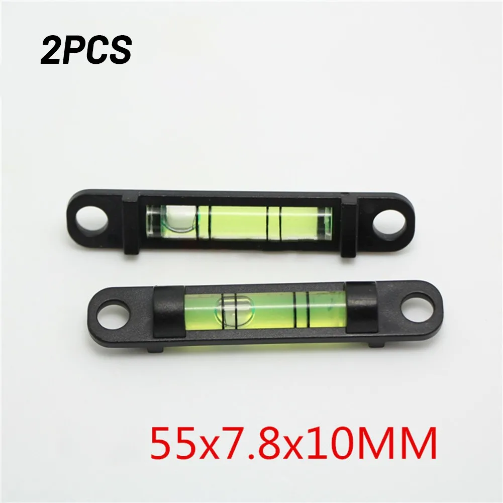 

2Pcs Mini Bayonet Bubble Level Bubble Leveling Bubble Acrylic High-Quality Mmaterials Mini Bubble Level High-Quality Materials