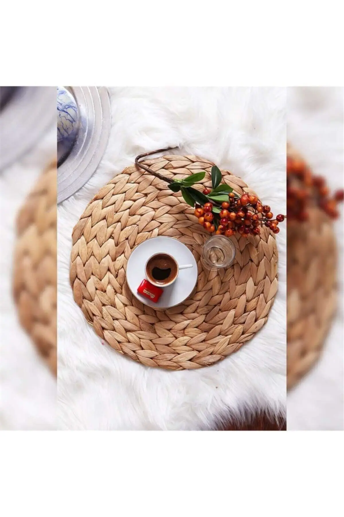 

Water Hyacinth Straw Placemat 4 PCs