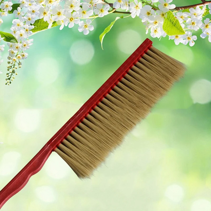 

2Pcs Bee Sweeping Brush Beehive Cleaning Brush Long Handle Beekeeping Brush Bee Sweeping Tools Beekeeper Equipment