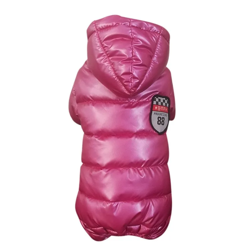 Ветрозащитная теплая куртка для домашних животных на 4 ножках с хлопковой