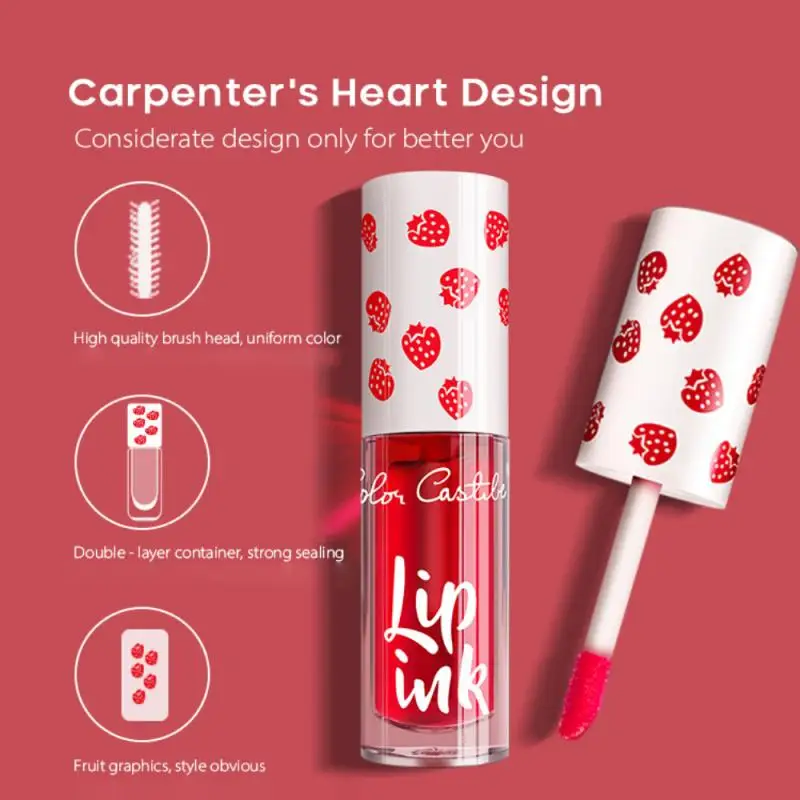 Стойкий Глянцевый тинт матовый блеск для губ жидкая бархатная губная помада