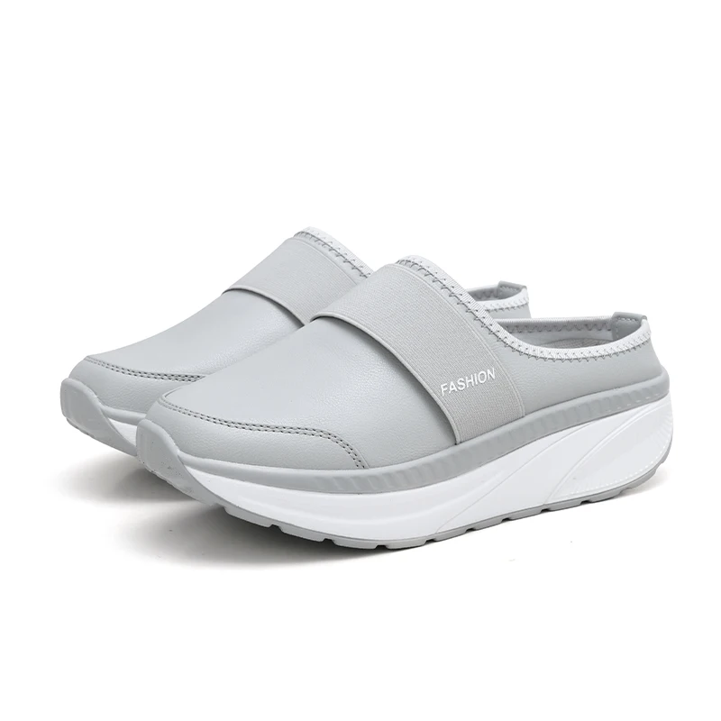 

Size 42 Women's Sneakers Slip On Waterproof Sport Shoes Femme Women's Fitness Sneakers Soft Chaussure Simple Femme Shake Shoes