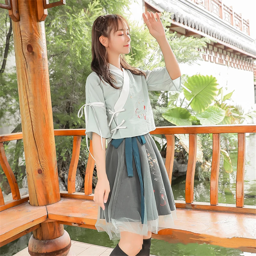 Женские танцевальные костюмы династии Хань традиционная китайская одежда