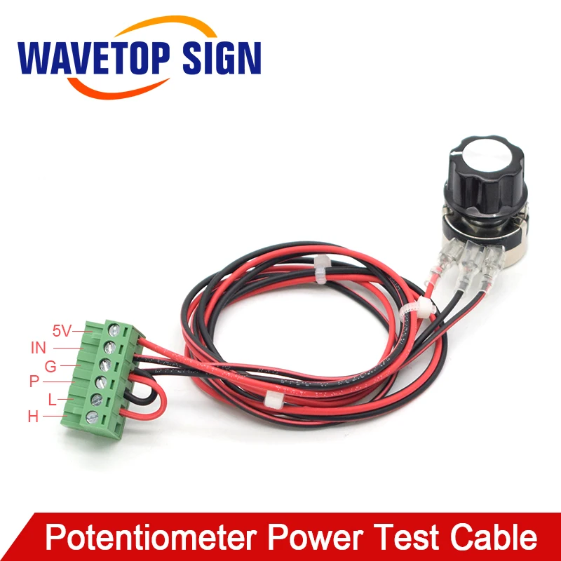 Силовой Тестовый Кабель WTH118 детали набора DIY 2W 1K потенциометр+ 6 pin+ кабель