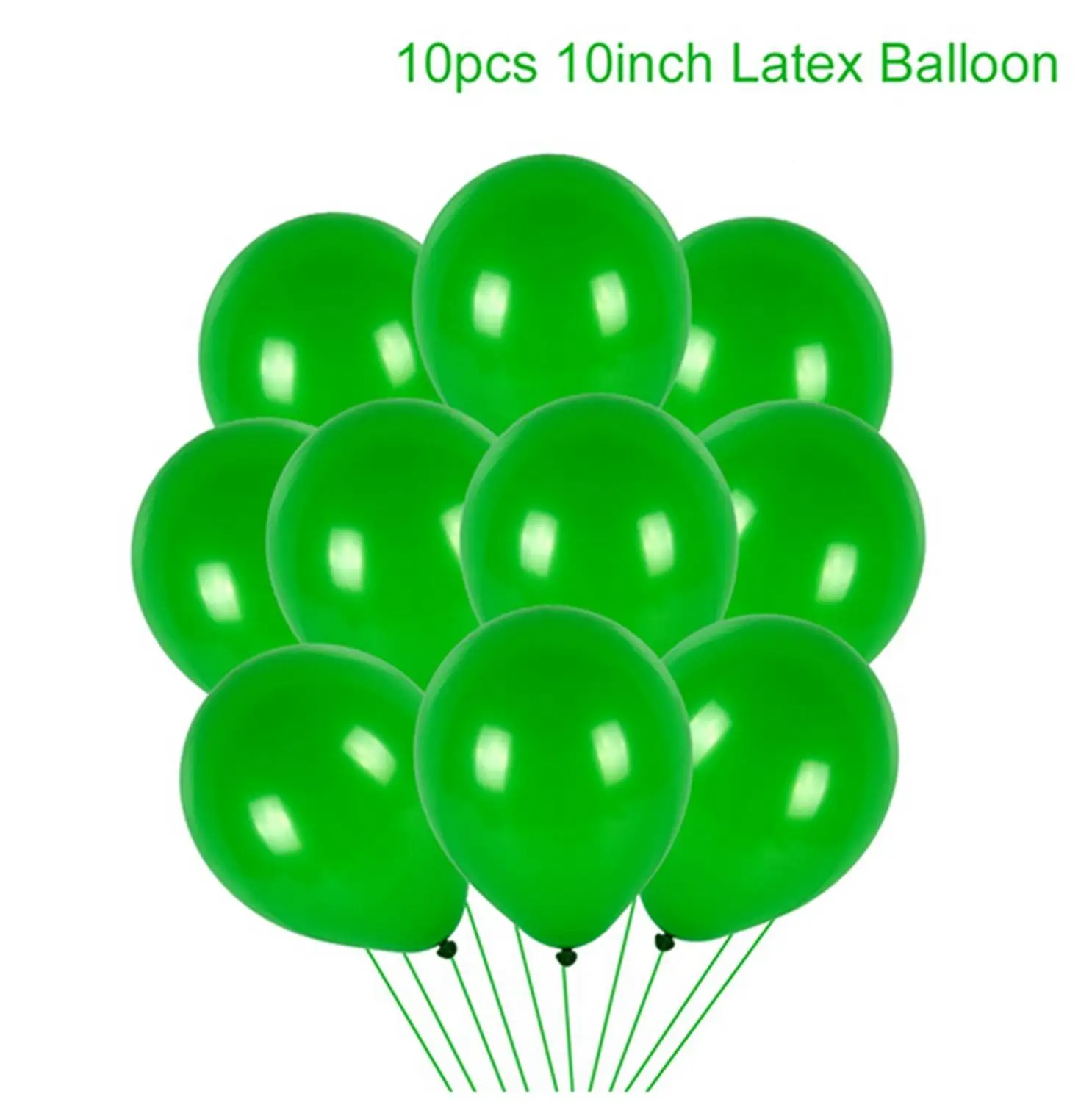 green Latex Латексные воздушные шары зеленые шары лесные животные пальмовый лист фольги воздушные шары для вечеринки в стиле сафари воздушные шары для дня рождения вечерние украшения Дети балон - Цвет: green Latex