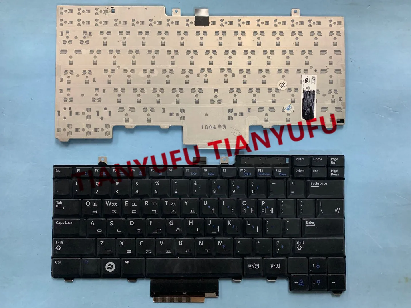 Клавиатура для ноутбука Dell Latitude E5300 E5400 E5500 E5410 E5510 без указателя Корейская черная