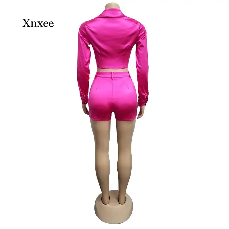 

2021 Summer New Style Jumpsuit Women's Long-Sleeved Knee-Length Hollow Single-Breasted Sexy Nightclub Jumpsuit