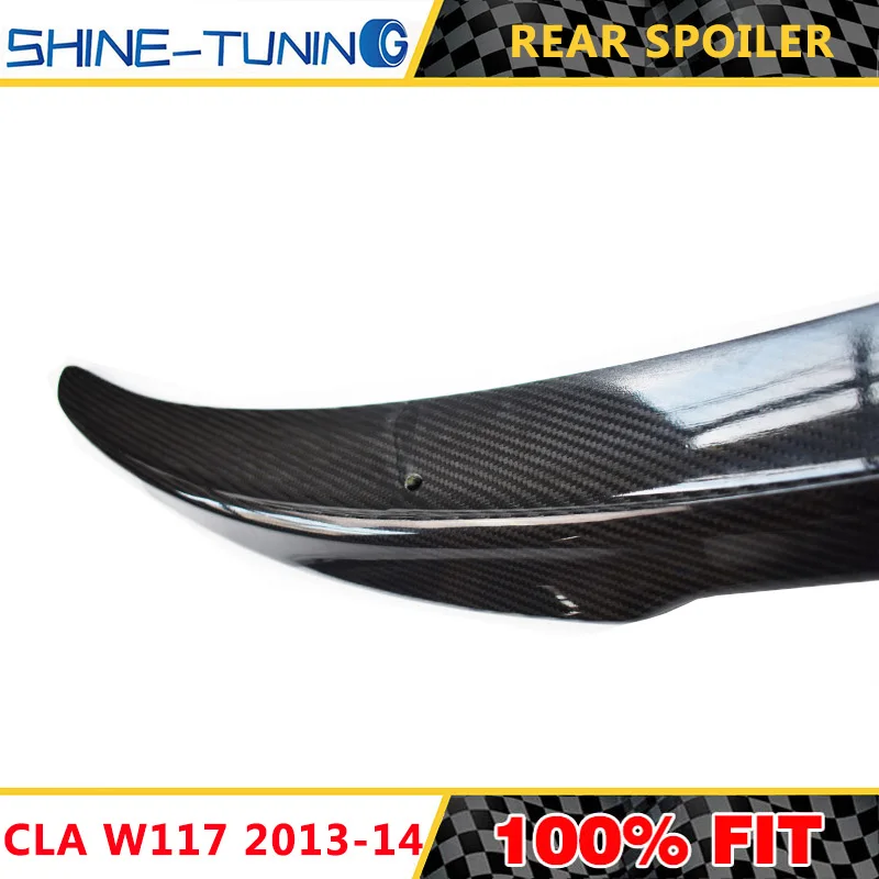 Подходит для заднего спойлера из углеродного волокна класса CLA CLA220 200 250 CLA45 FD