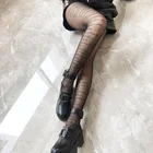 Женские сексуальные чулки, модные ультратонкие колготки с застежкой-крючком, пропускающие мясо, колготки во французском стиле, модные женские чулки для ночного клуба