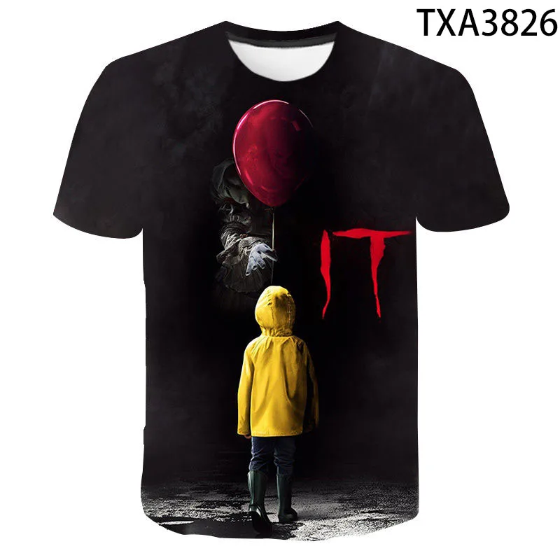 IT: Chapter Two футболка с 3D принтом мужская женская детская летняя клоун триллер