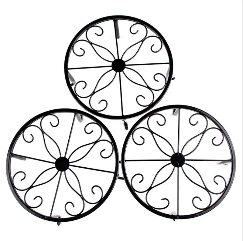 3 упаковки металлическая подставка для растений напольная стойка цветочных