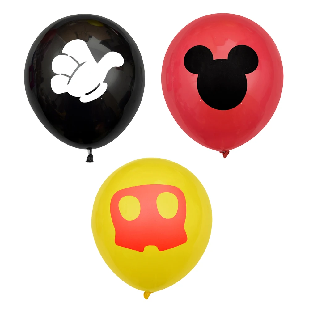 

10/20Pcs 12inch Cartoon Mouse Latex Balloons Wedding Birthday Party Decoration kids Inflatable Balloon Baby Shower Air Globos
