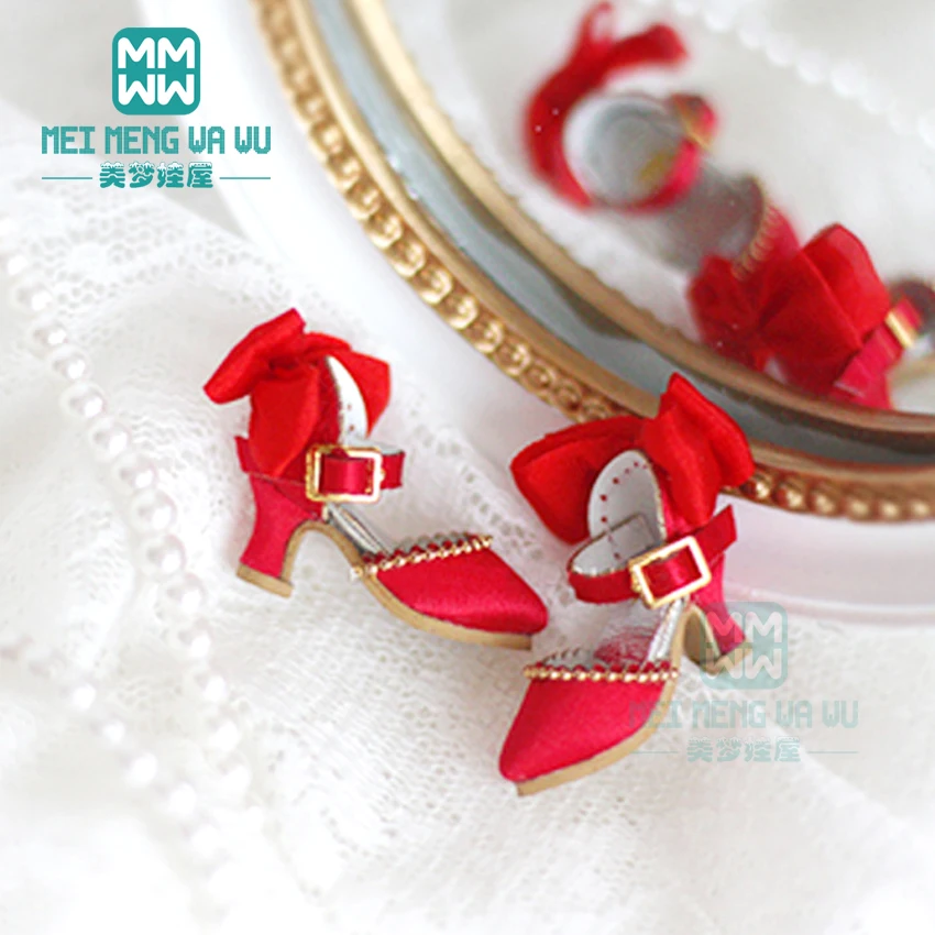 Кукольная обувь для blyth Azone OB23 OB24 1/6 28-30 см модные атласные туфли на высоком каблуке