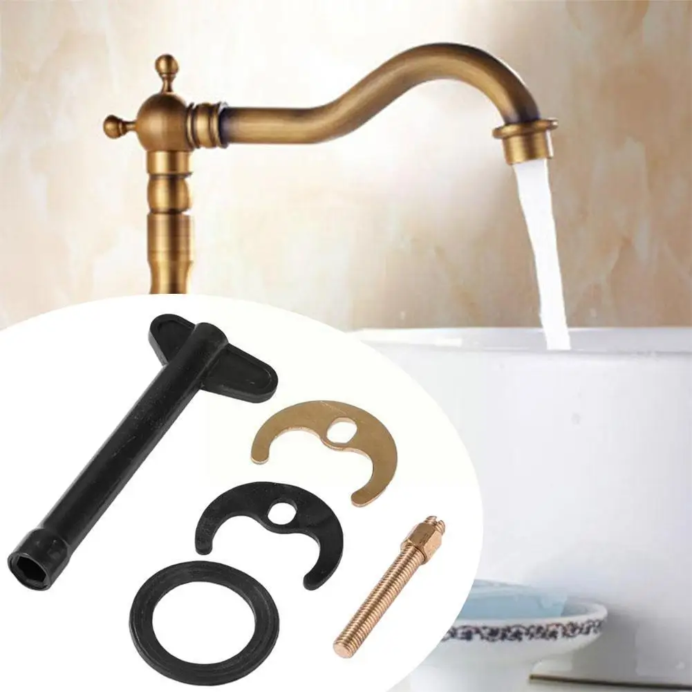 

Tap Faucet Fixing Fitting Kit Plastic Hexagonal Wrench Basin Tightly Kitchen Installation Fixed Accessories B3o5