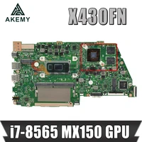 x430fn motherboard for asus vivobook s14 x430 x430f x430fa a430f s4300f s4300fn x430fn laptop mainboard i7 8565 8gram mx150 gpu