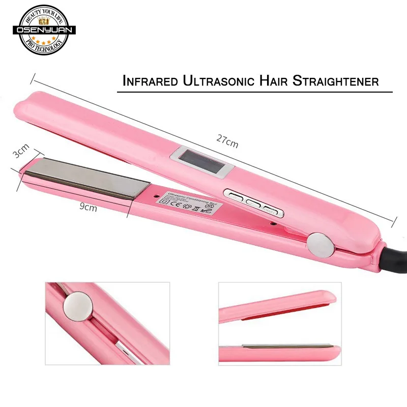 Ультразвуковой и инфракрасный утюжок для ухода за волосами уход лечение|Утюжки