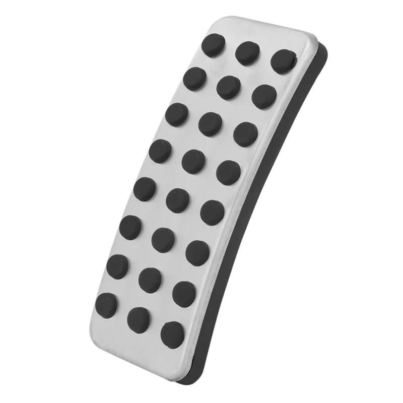 Серебряная Автомобильная колодка для педали тормоза из нержавеющей стали 1