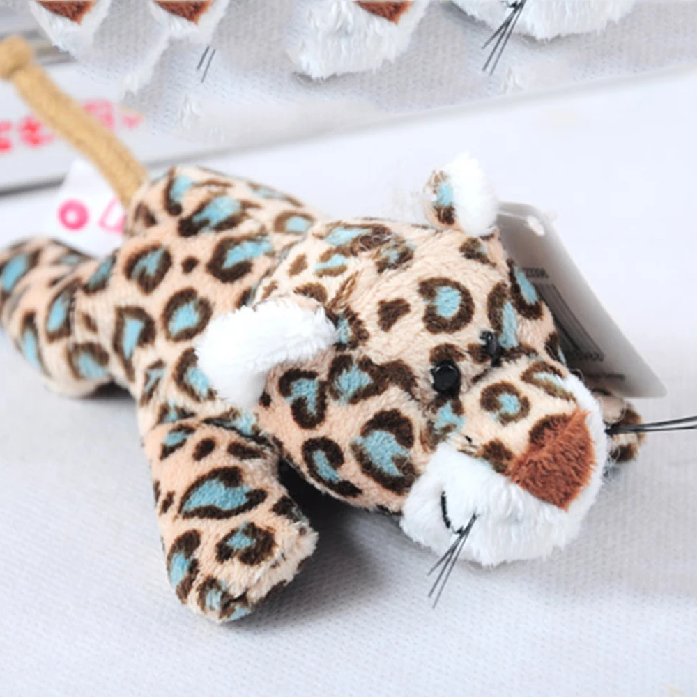 Классический Зеленый Леопард милые плюшевые игрушки на холодильник магнит