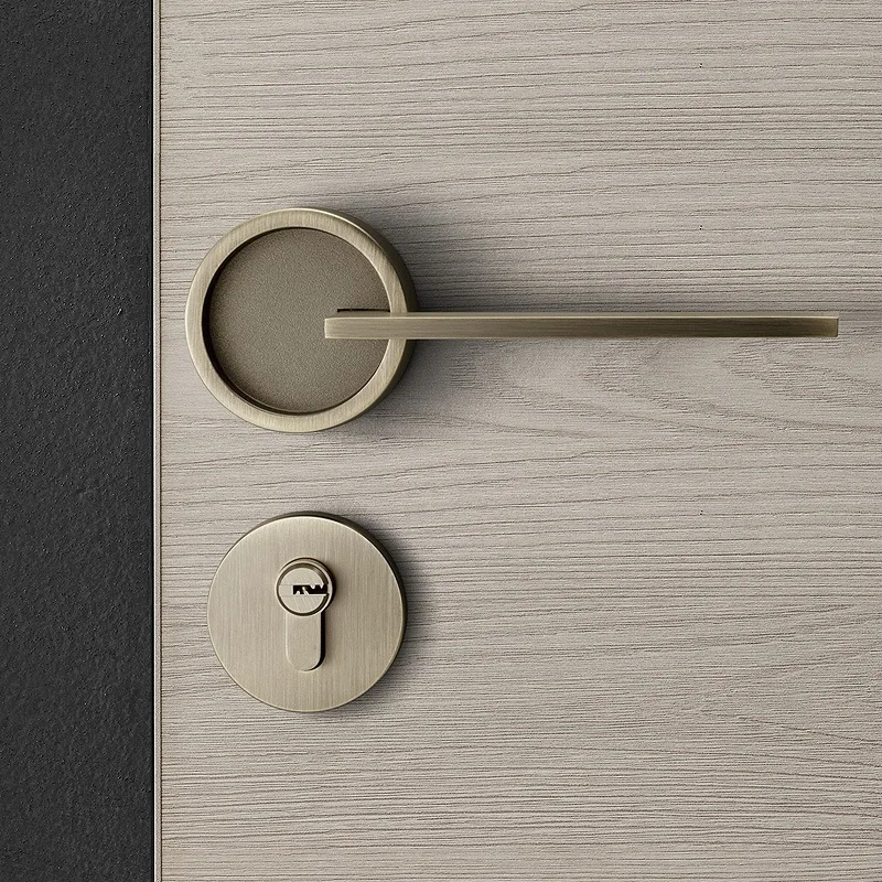 

Handle Lock Door Lock Indoor Bedroom Door Lock Nordic Bathroom Green Bronze Split Lock Household Simple Lock