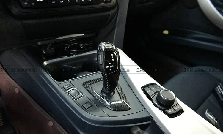 Для BMW F01 F07 F10 F20 F30 RHD крышка ручки переключения передач глянцевое углеродное