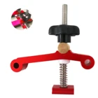 Деревообрабатывающий зажимный блок, алюминиевый сплав, винтовая ручка, дизайн, Т-образная деревянная пластина, пружинный пресс, зажимный блок с торцом